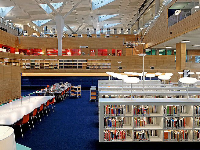 Freihandbereich Nationalbibliothek Luxemburg