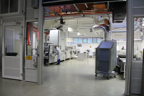 Reinraumproduktion Industrieller Siebdruck