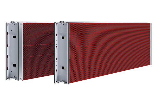 Highly absorbent noise barrier elements