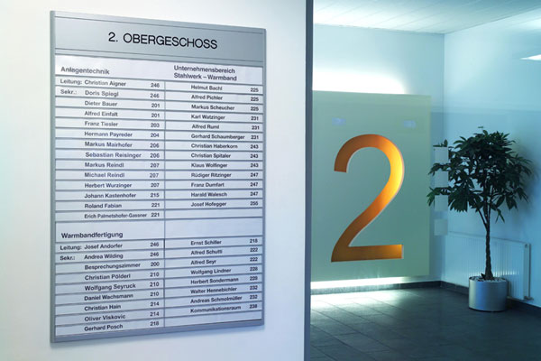 Informationstafel voest