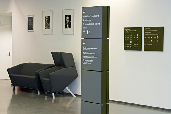 Beschilderung Geriatriezentrum