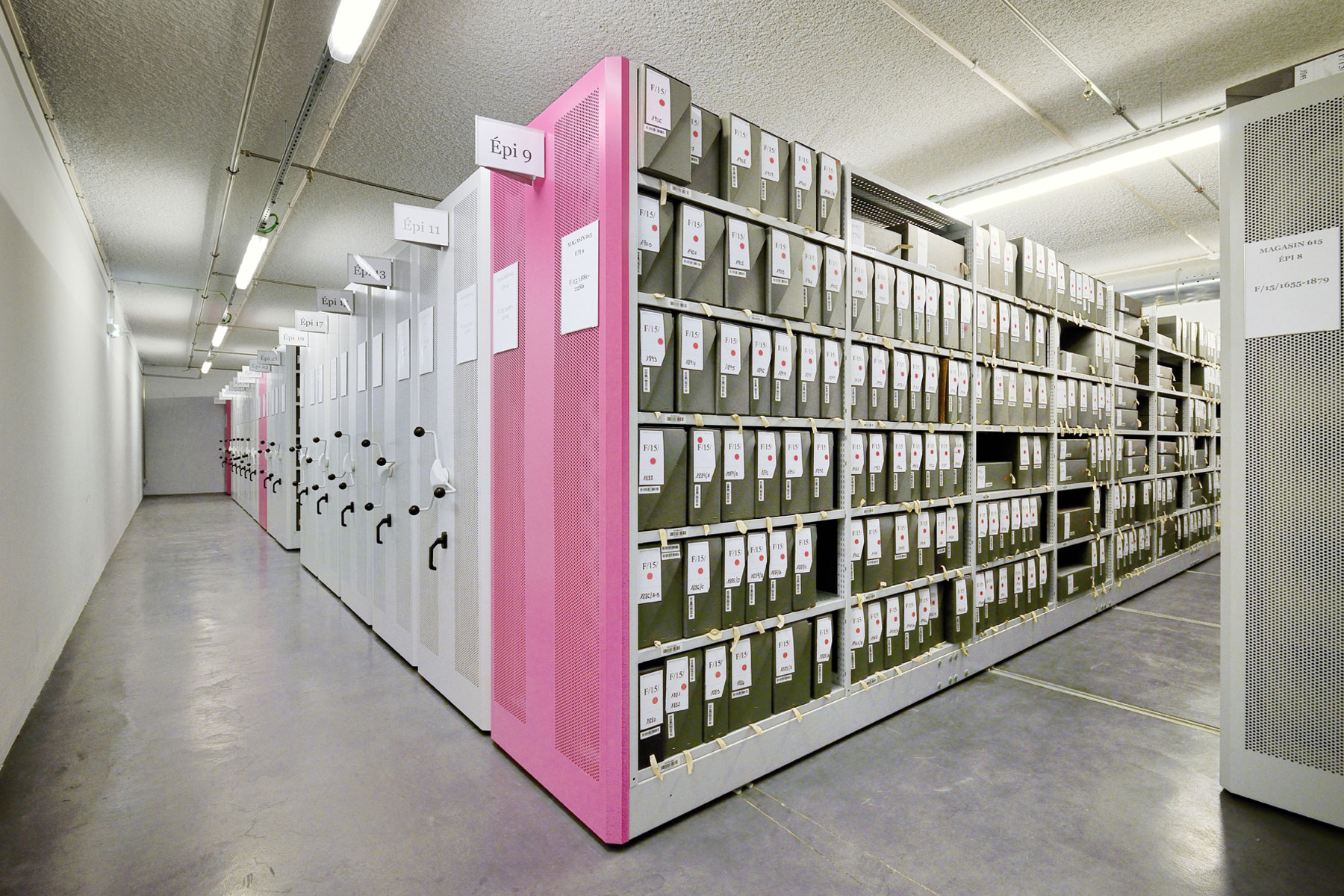 verfahrbares Archivregal