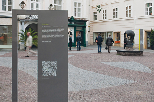 Fußgängerleitsystem St. Pölten