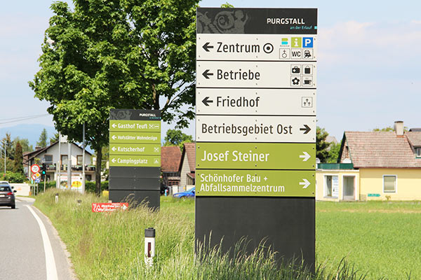 Ortsleitsystem Purgstall
