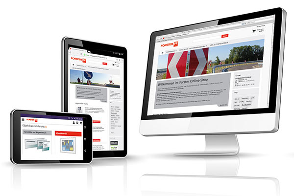 Online Shop Straßenausrüstung