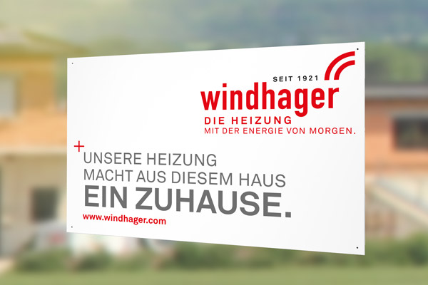 Bautafel Windhager