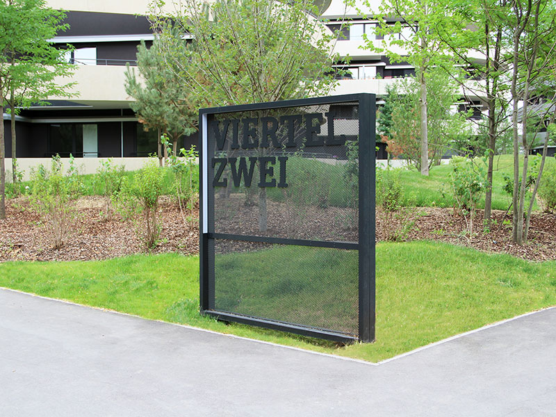 Beschilderung Viertel 2