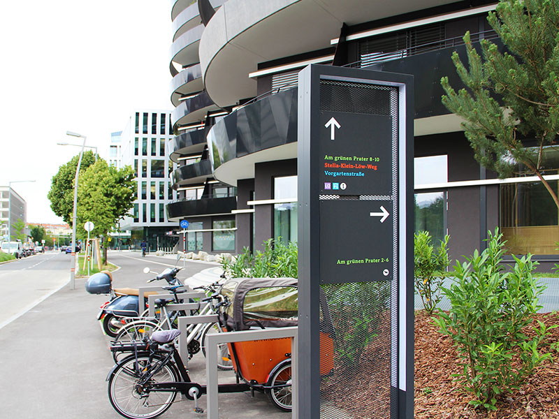 Wegweiser Viertel 2