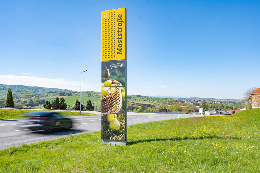 Leitsystem Moststrasse